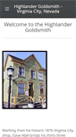 Mobile Screenshot of highlandergoldsmith.com